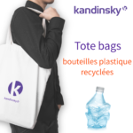 TOTE BAG EN BOUTEILLES RECYCLÉES by KANDINSKY